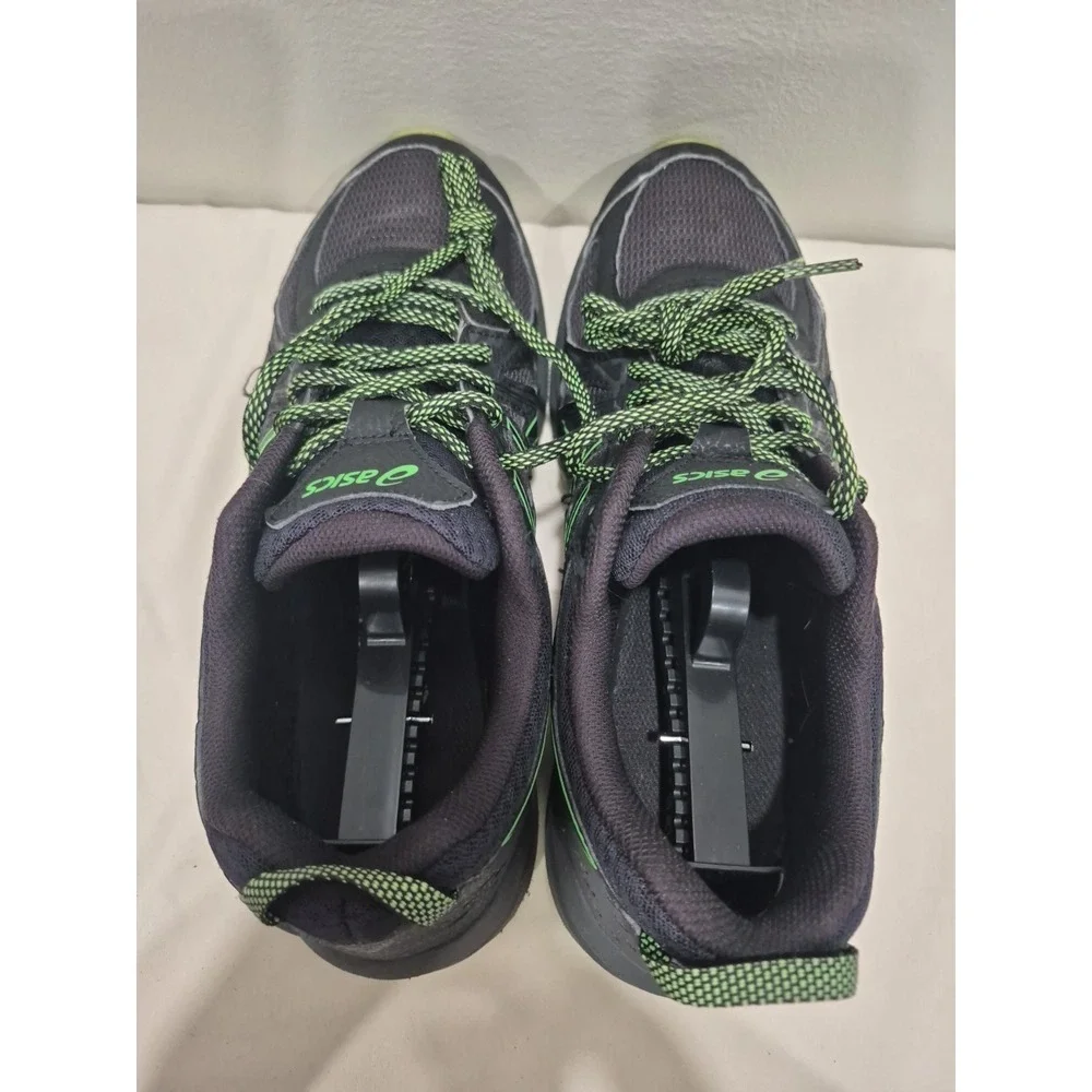Asics Frequent Trail Outdoor Shoes Men's Sz 9 Black Athletic Sneakers 1011A585